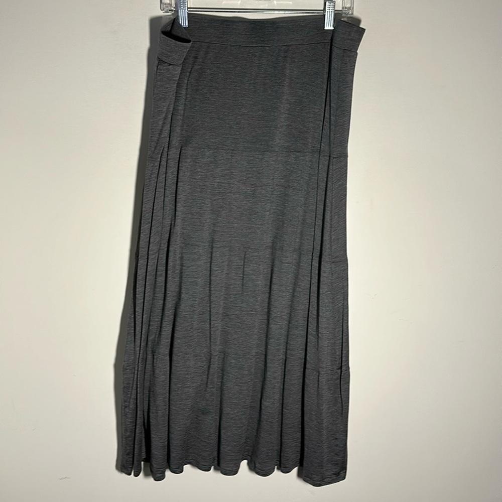 Eileen Fisher Dark Gray Maxi Skirt